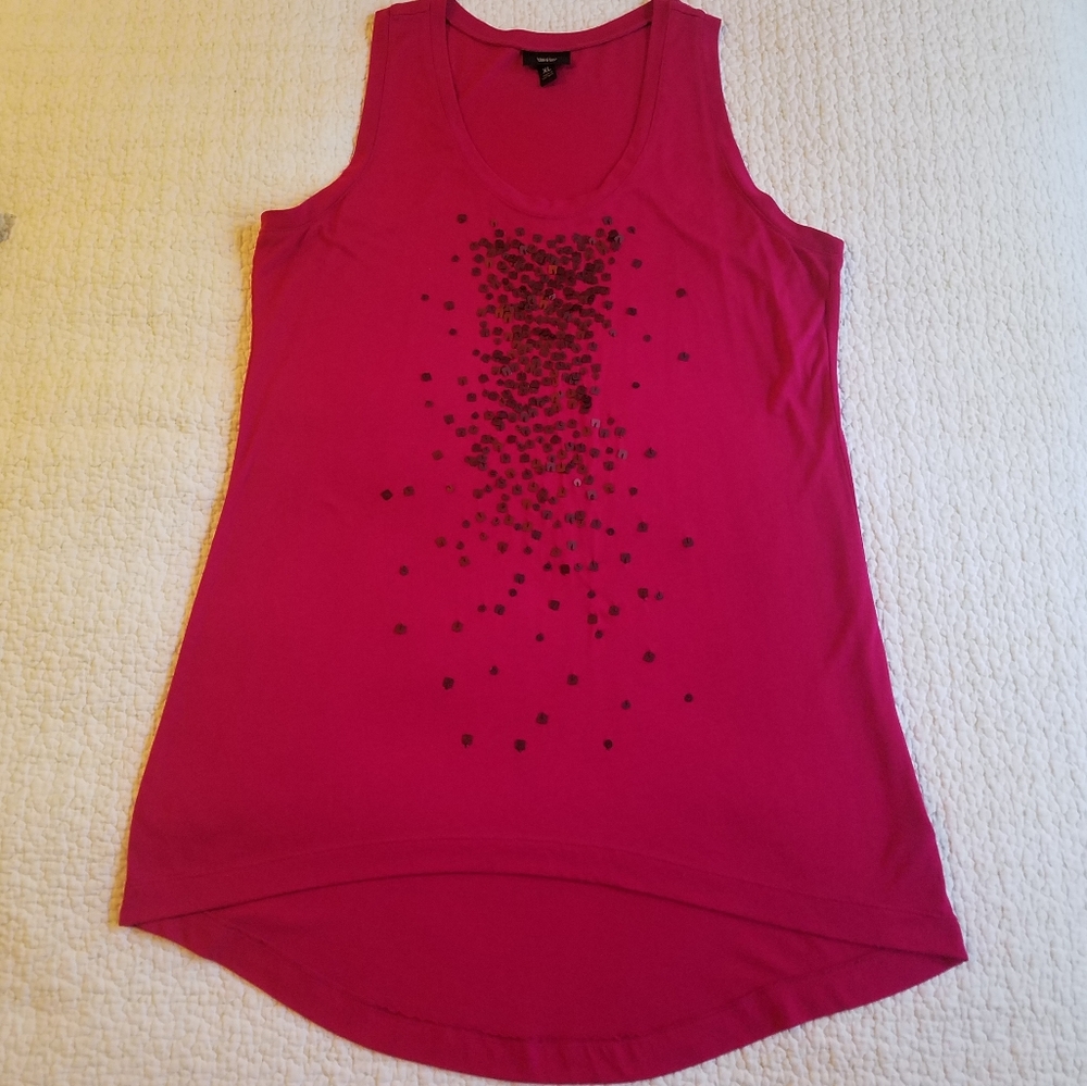 Mossimo Hot Pink Sequin Tank